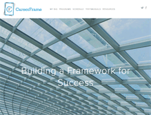 Tablet Screenshot of careerframe.com